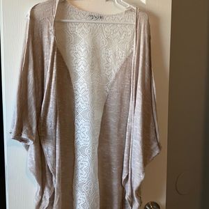 Lace back cardigan